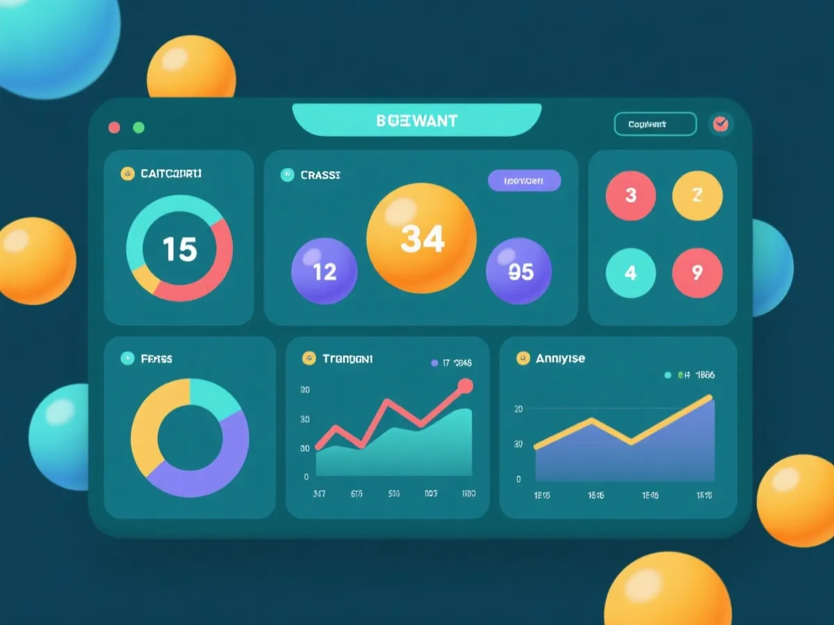 双色球智能号码推荐与走势分析示意图